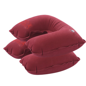 旅游三宝之优质充气枕U型枕头旅行枕健康颈椎护颈U形枕植绒