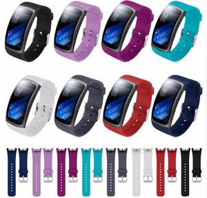 适用SAMSUNG三星Gear Fit 2 Pro手环Watch Band硅胶fit2表带Strap