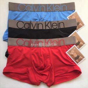 美国2020款Calvin Klein CK内裤男士柔滑低腰平角裤NB2540无包装