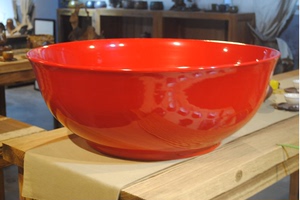 超大中秋博饼碗中国红60CM红大碗24寸博饼碗状元碗色子 礼品陶瓷