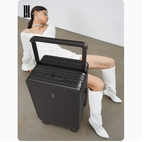 狼域中置宽拉杆行李箱 20寸登机箱子男女PC箱高颜值平衡旅行箱