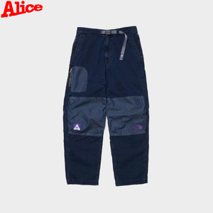 特价 PALACE TNF Purple Label Indigo Pants 联名紫标牛仔冲锋裤