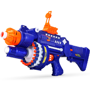 铠力儿童玩具枪加特林电动连发安全软弹枪吸盘枪可发射