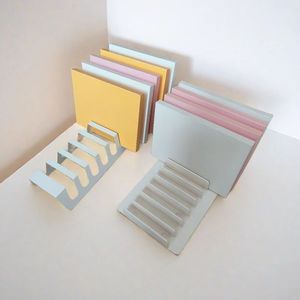 色块样板展示架色卡瓷砖玻璃大理石英石材小样品收纳放置卡槽托架