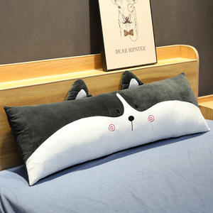 可爱龙猫双人枕头靠垫午睡午休单人1米6头枕毛绒玩具床头抱枕公仔