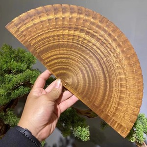 金丝楠木老料苏扇古典中国风扇子手工礼品工艺品摆件中式镂空实木