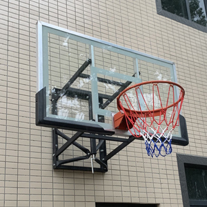 篮球框挂式户外成人钢化玻璃篮板少儿训练家用可升降篮球架挂墙扣