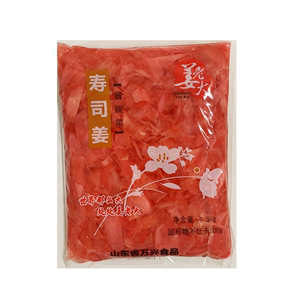 姜老大寿司姜片红姜片日式料理小菜醋泡姜片寿司材料1.5kg袋包邮