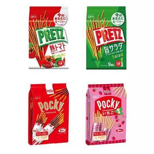 日本休闲零食格力高Pocky百奇盐番茄草莓樱花抹茶味饼干棒