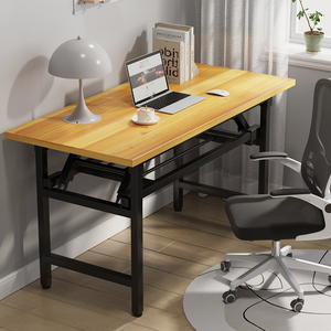 可折叠电脑桌台式书桌简约现代家用办公桌卧室简易学习桌写字桌子