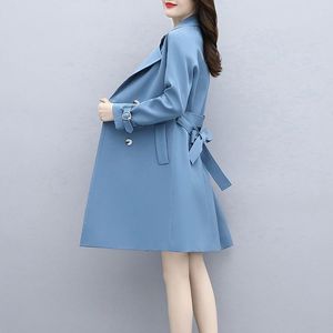 风衣女中长款2022春装新款韩版气质淑女时尚减龄洋气春秋流行外套