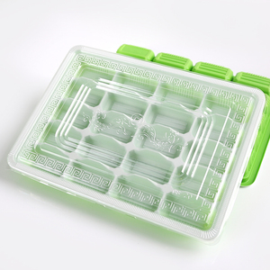 饺子盒一次性外卖专用餐盒商用速冻水饺盒馄饨打包盒分格包装盒子