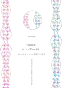 【分装类】台湾木田森果 珍珠01 超宽 台湾自己印承制自带离型纸
