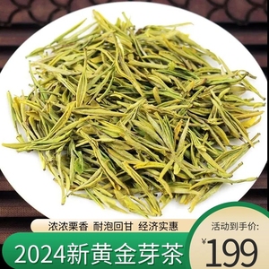 黄金芽茶叶2024新茶安吉白茶黄金芽一级黄茶散装春茶黄茶浓香500g