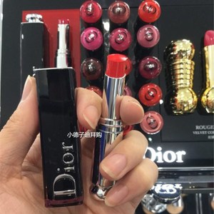 Dior/迪奥黑管魅惑漆光口红唇膏740/524/847/857/744/724/877