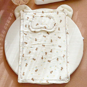 婴儿小褥子纯棉可洗棉花全棉垫褥小尺寸宝宝四季通用贴身双面纯棉