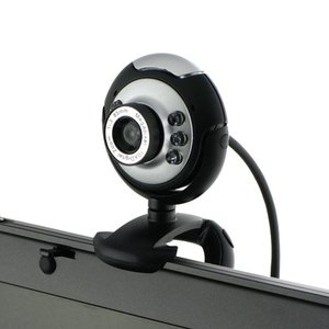 高清电脑摄像头内置带麦克风带线控灯免驱台式机笔记本夜视摄像头