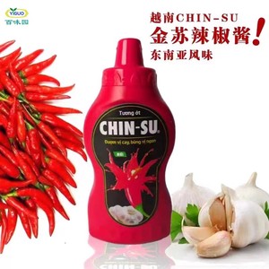 越南进口金苏蒜蓉辣椒酱甜辣酱 特产调料番茄酱蘸调料250g/瓶包邮