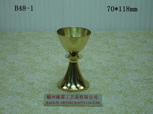圣餐杯 弥撒用品 礼仪用品 圣爵 圣物 纯铜 型号B48-1