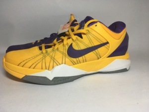 NIKE KOBE7 VII ZK7紫金鸳鸯 科比7代白紫黄 禁穿阴阳488370-500