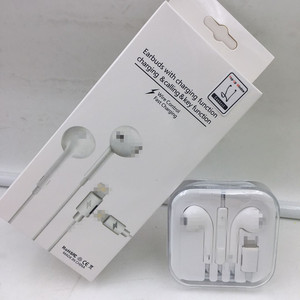 弹窗耳机适用于平果手机7/8半入耳式蓝牙听歌+充电二合一自动连接