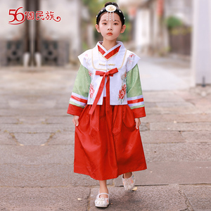 朝鲜族服装儿童女延吉公主韩国传统服饰舞蹈服头饰朝鲜服女童韩服