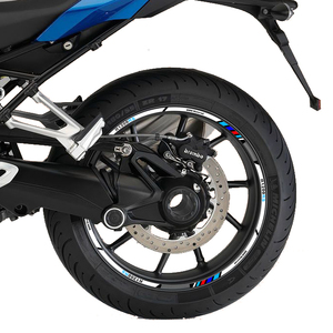 云创车贴BMW摩托R1200RS 贴花改装轮毂轮框车圈钢圈 防水反光贴纸
