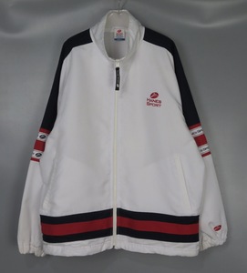 Vintage 古着正品HANE中古90年代白色串标嘻哈运动服夹克外套