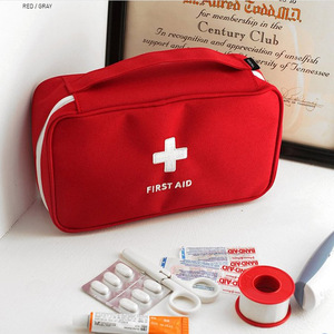 韩国旅行药品收纳包便携手提医药包急救包药包杂物整理收纳包大号