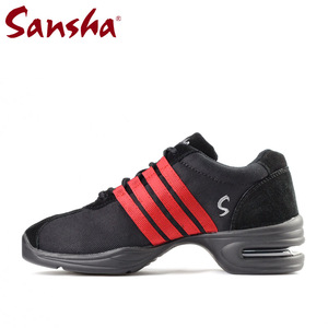 正品法国三沙舞蹈鞋正品Sansha 运动 爵士舞 健美操鞋 帆布  H37C