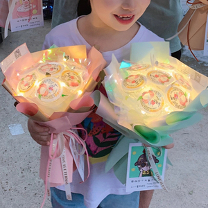 61儿童节创意果冻花束材料包幼儿园手工diy自制礼物六一送小朋友