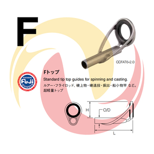 东澳国际富士Fuji FOT系列配件F型顶环DIY用导线环手竿改海竿用导