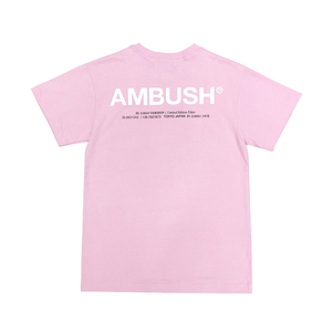 日本潮牌 AMBUSH XL Logo 3M反光 短袖 T恤