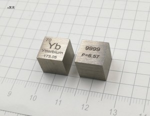 镱立方 高纯4N镱 金属镱 蒸馏镱 周期表型立方体 10mm Yb 99.99
