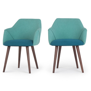 亚丁椅子北欧现代简约椅创意网红实木布艺家用靠背餐椅咖啡店椅子