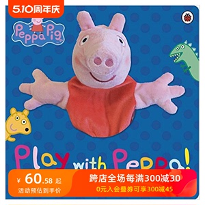 【现货】【小猪佩奇Peppa Pig】粉红猪小妹手偶书Play with Peppa Hand Puppet Book 3-6岁儿童趣味英文原版故事书