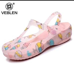 veblen洞洞鞋女款维布伦内增高女生维布伦粉色网红爆款洞洞鞋软