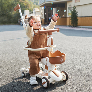 babygo儿童滑板车1-3-6岁小孩宝宝踏板平衡车多功能滑滑溜溜车
