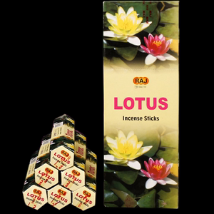 RAJ印度香 荷花LOTUS 正原装进口花香薰熏香线香莲花清香味持久