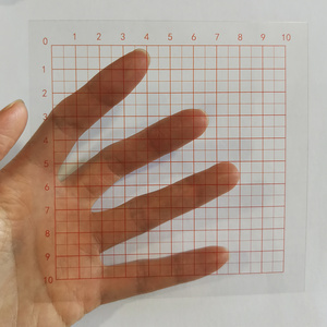 面积测量器0.5cm透明小方格纸每格5mm 小学数学估测面积学具教具