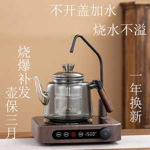 自动上水电陶炉煮茶器家用静音茶炉电磁炉2024新款养生烧水壶小型