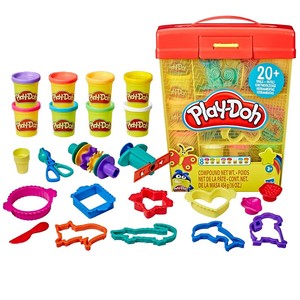 Play Doh培乐多彩泥工具手提箱儿童DIY橡皮泥黏土手工玩具E9099