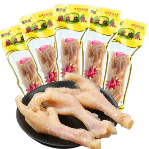 江南风味鸡肉类零食惠尔佳脆皮鸡爪500g独立小包装休闲零食品
