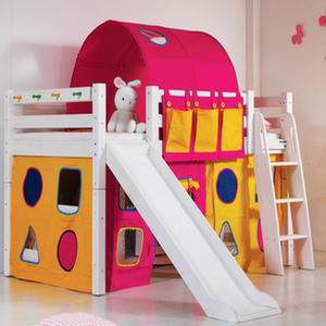 儿童床上小帐篷宝宝室内家用游戏屋半高床帘子围布上下床顶蓬隧道