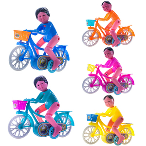 儿童新奇创意回力脚踏自行车模型男女孩益智玩具地摊生日礼物热卖