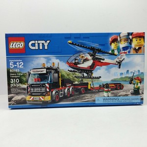 益智拼插玩具乐高Lego 60183城市系列重型直升机运输车