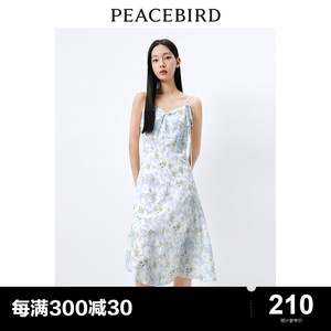 【商场同款】太平鸟女装2024春季新款V领吊带连衣裙A1FAD2E08