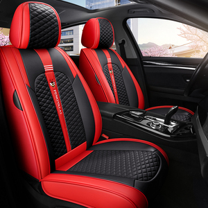 汽车坐垫夏季专用四季通用座垫透气网红皮座椅套全包围卡通座套