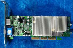 Lenovo/联想BD3360 128M AGP独立显卡全高半高静音刀卡VGA+S端子