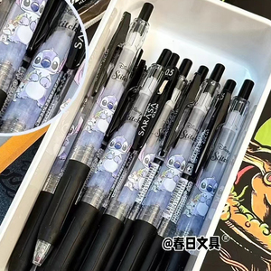 新品ZEBRA斑马迪士尼联名JJ15史迪奇限定中性笔黑色水笔限量版0.5